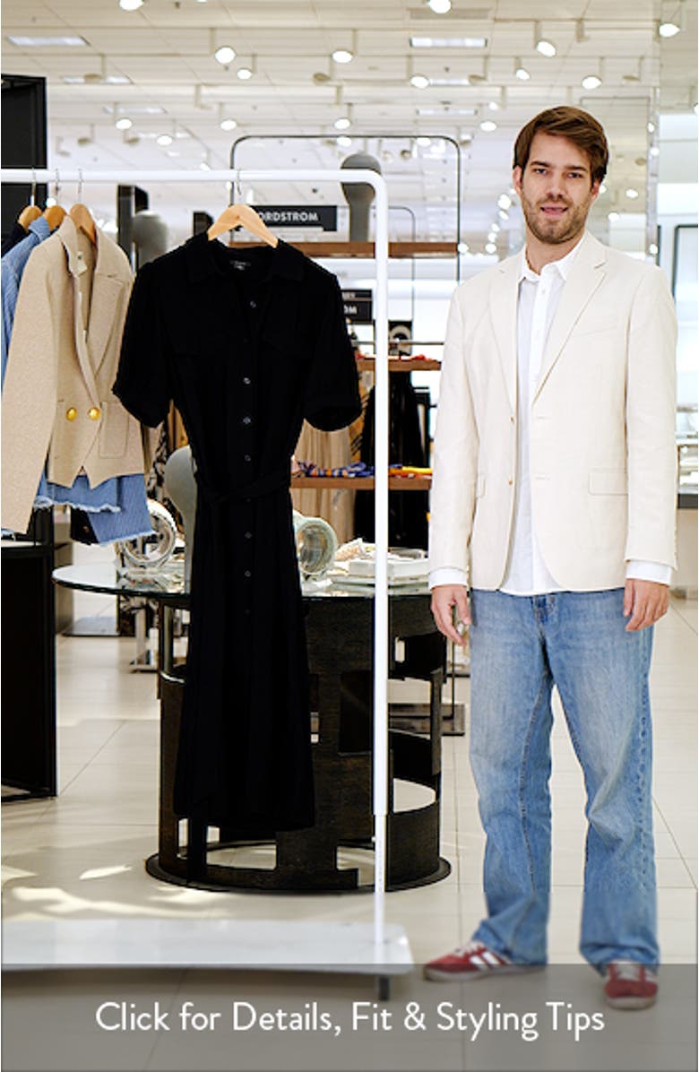 Tie Waist Midi Shirtdress, sales video thumbnail