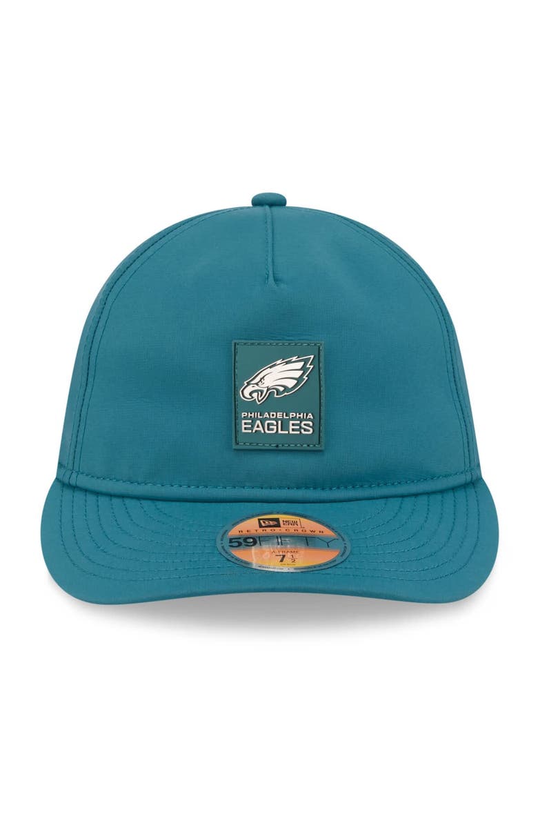 New Era Men's New Era Midnight Green Philadelphia Eagles 2025 Sideline  Retro Crown 59FIFTY Fitted Hat, Alternate, color, Green