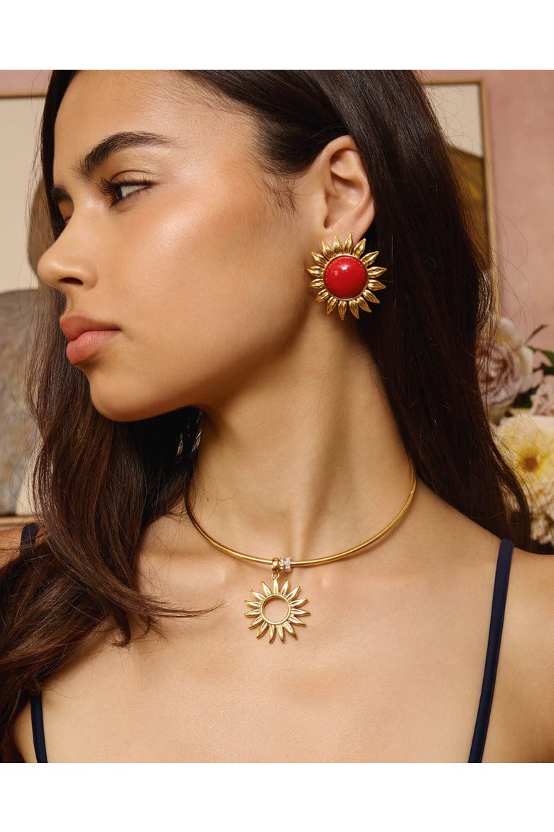Desert Heat Choker, Alternate, color, Gold