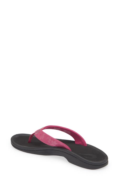 Olukai Ohana Flip Flop In Orchid Flower/orchid