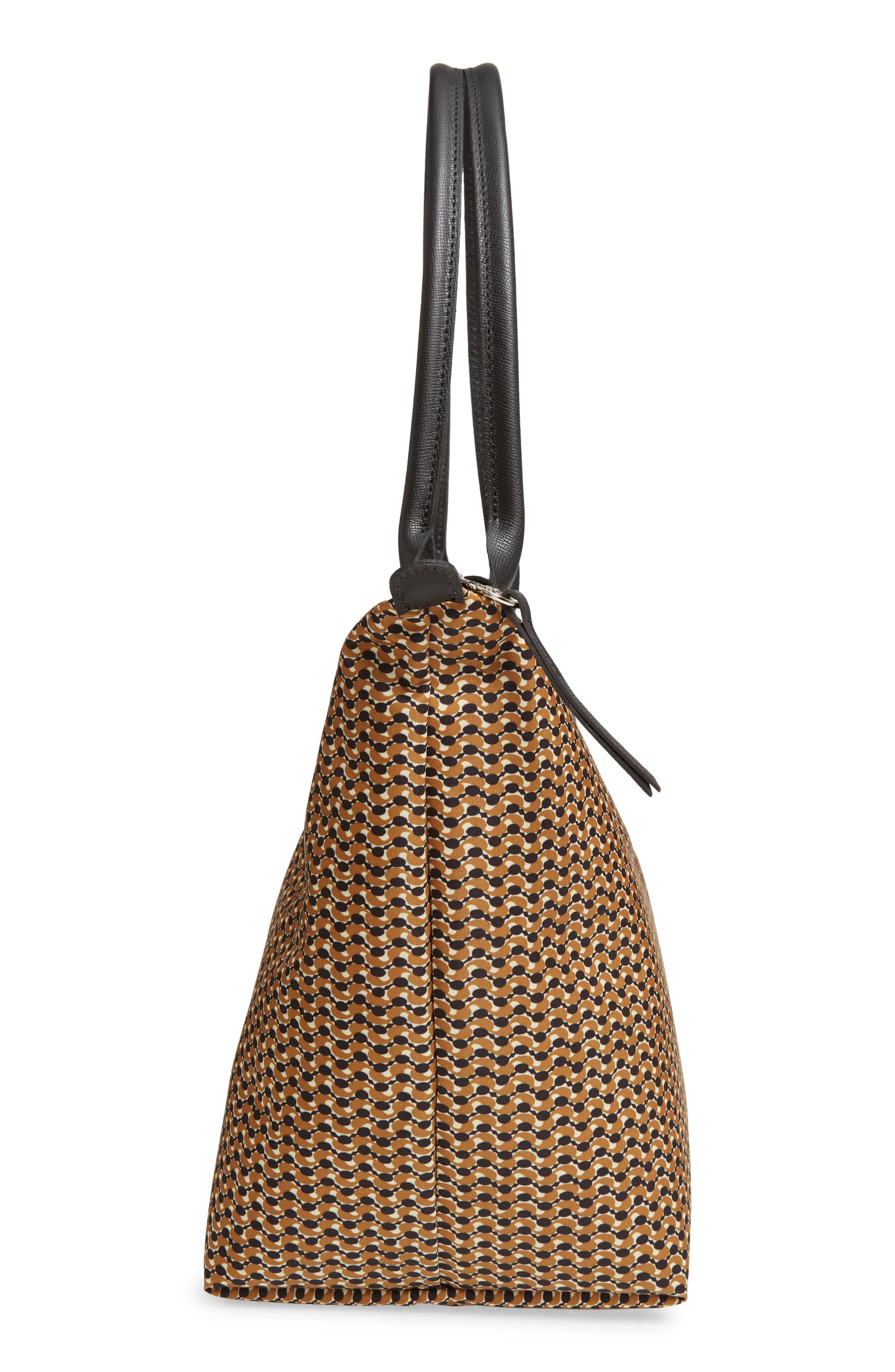 Longchamp Large Le Pliage Print Nylon Shoulder Tote, Alternate, color, 