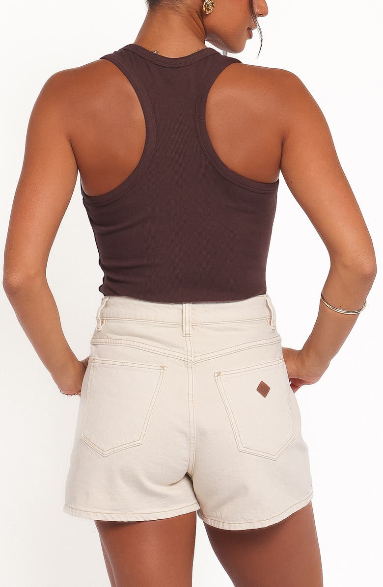 Petal & Pup Miles Racerback Rib Tank, Alternate, color, Espresso