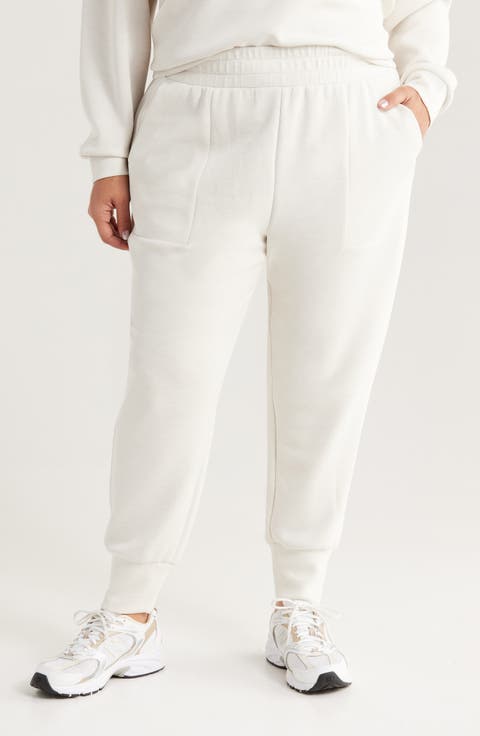 Ultrasoft High Waist Knit Joggers (Plus)