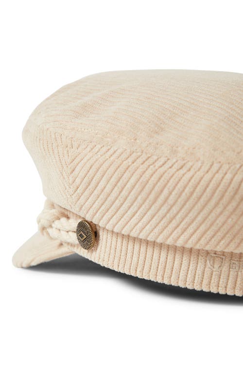 Brixton Fiddler Corduroy Fisherman Cap In Neutral
