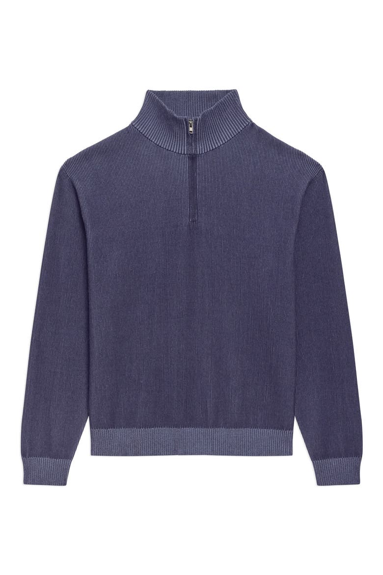 Lightweight Bilen Performance Quarter Zip Sweater, Alternate, color, BALTIC
