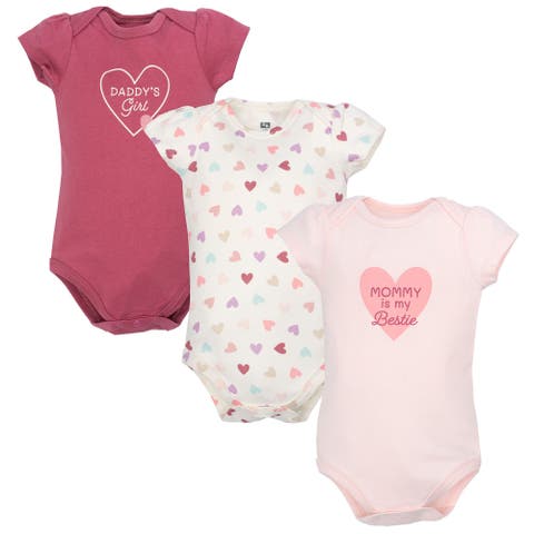 3Pk Cotton Bodysuits (Baby)