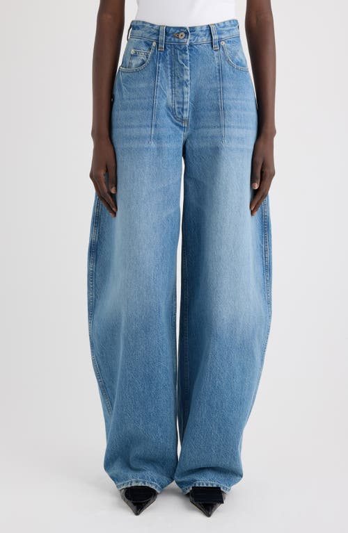 Jacquemus Le De-nîmes Ovalo Wide Leg Jeans In Multi