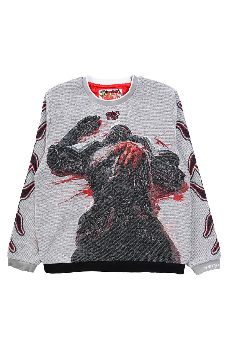 Dead Soldier Sweatshirt, Main, color, GRAY