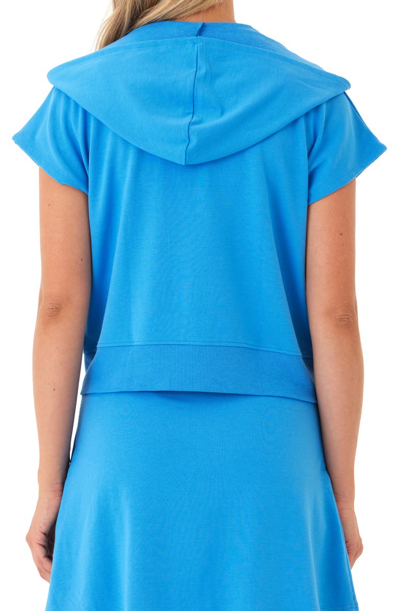 Threads 4 Thought Maya Short Sleeve Zip Terry Hoodie, Alternate, color, 