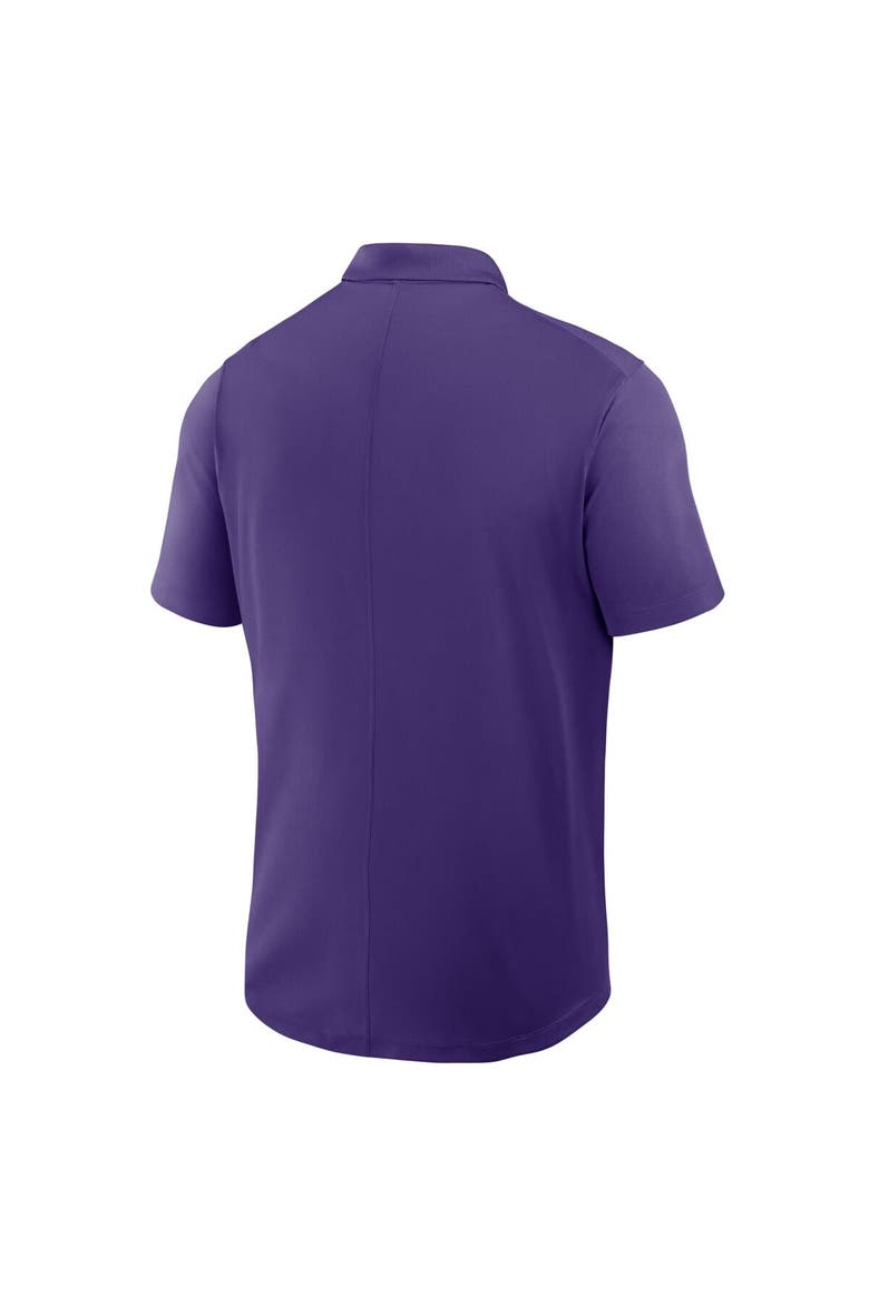 Men's Nike Purple LSU Tigers Primetime Victory Legacy Vault Logo Performance Polo, Alternate, color, Purple