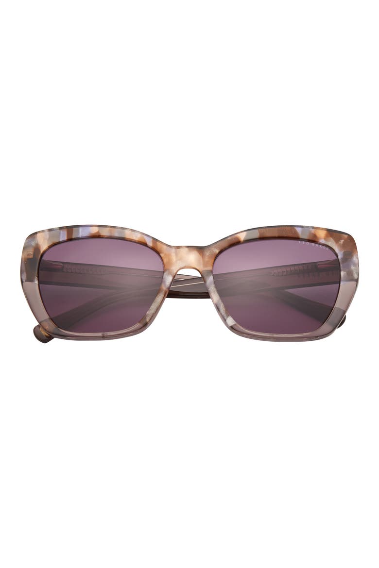 55mm Cat Eye Sunglasses, Main, color, LILAC