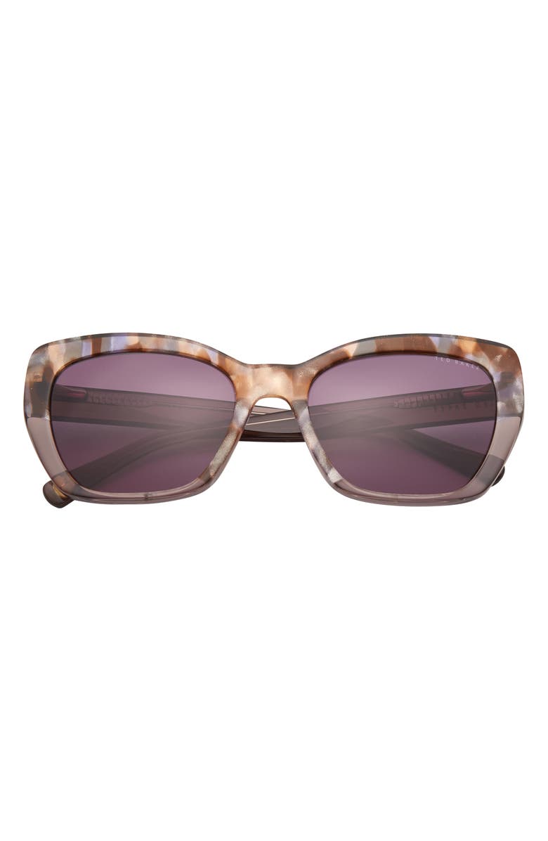 Ted Baker London 55mm Cat Eye Sunglasses, Main, color, Lilac