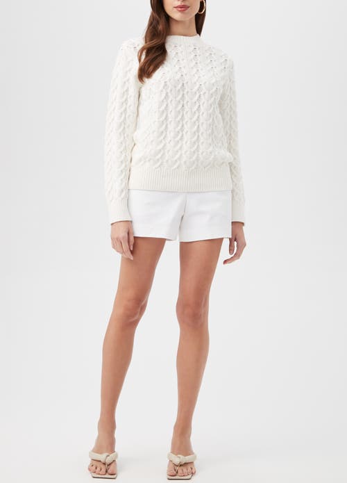 Trina Turk Corazon Sweater In Whitewash