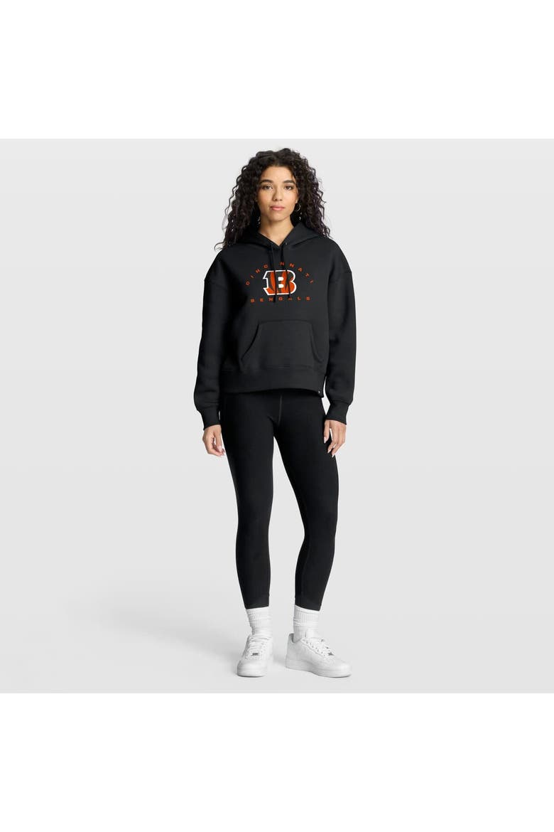Women's Fanatics Black Cincinnati Bengals Eligible Receiver Legacy Pullover Hoodie, Alternate, color, Black