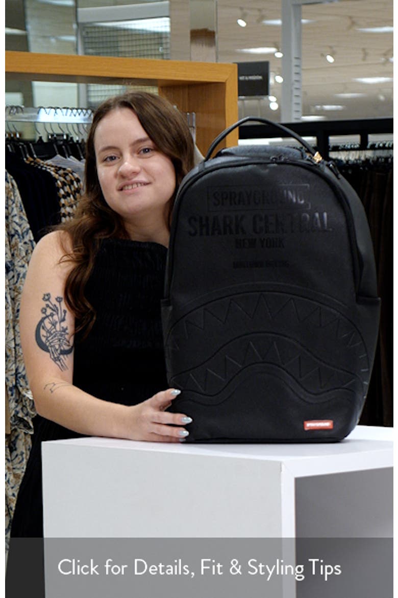 Kids' Shark Central Embossed Faux Leather Backpack video