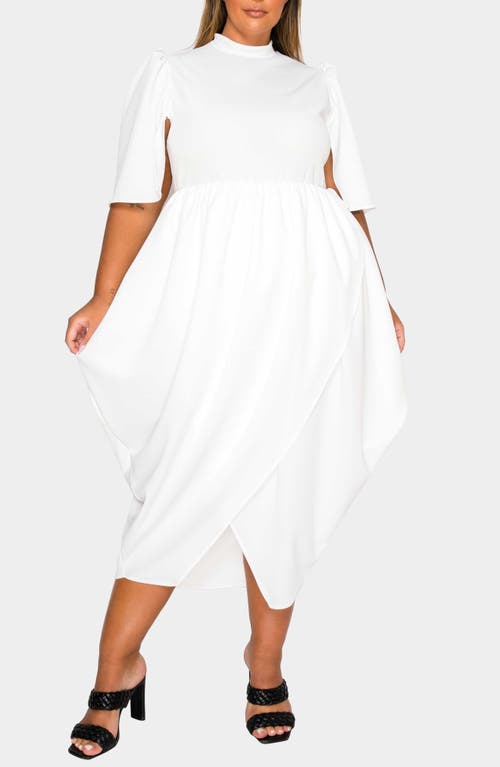 L I V D Aesira Tulip Hem Maxi Dress In White
