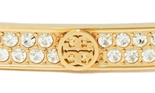 Tory Burch Miller Pavé Hinge Bracelet In Gold