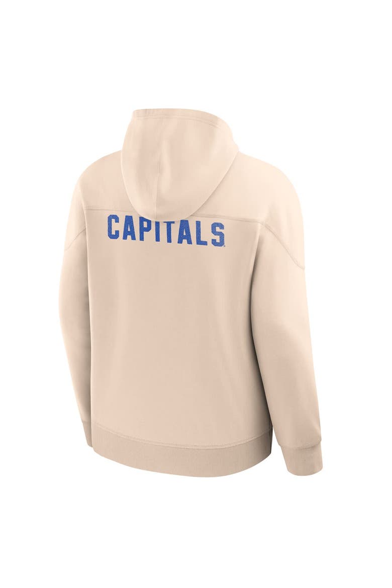 Men's Fanatics Cream Washington Capitals Vintage Hoodie, Alternate, color, Cream