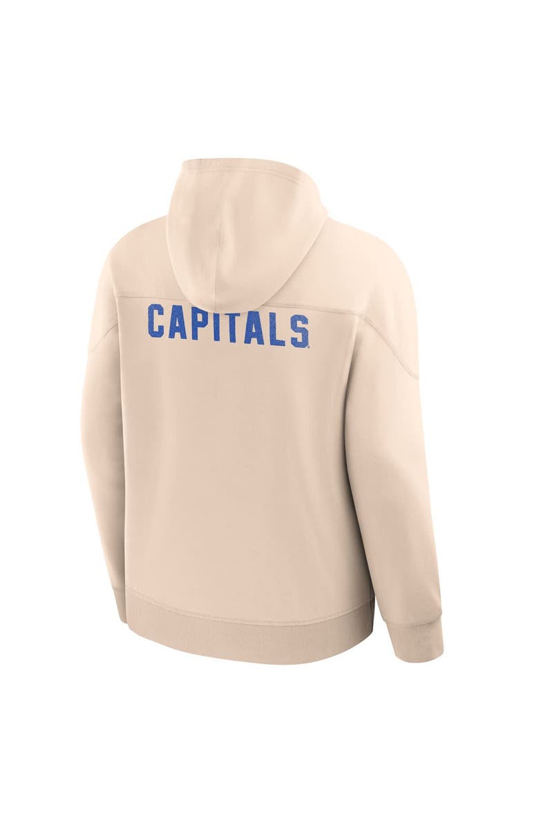 FANATICS Men's Fanatics Cream Washington Capitals Vintage Hoodie, Alternate, color, Cream