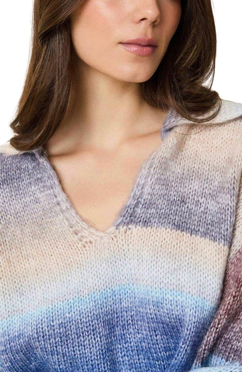 Solid & Striped The Lola Ombré Stripe Sweater In Multi