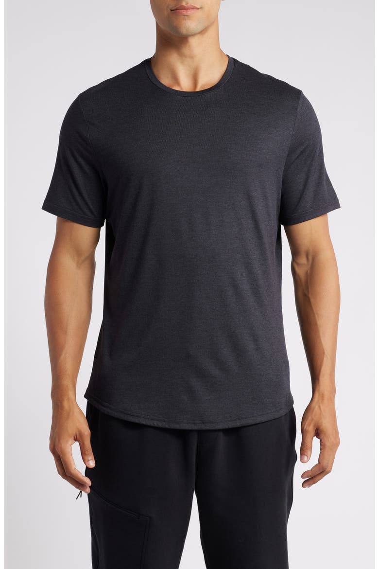 Restore Soft Performance T-Shirt, Main, color, BLACK