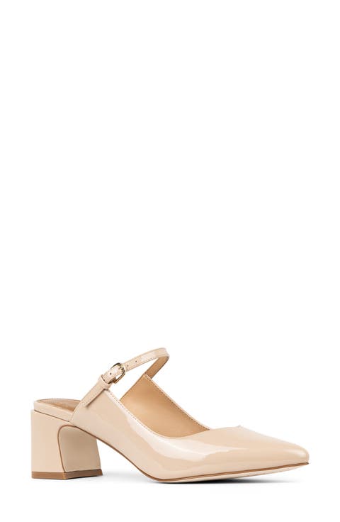 Mary Jane Strap Mule Pump (Women)