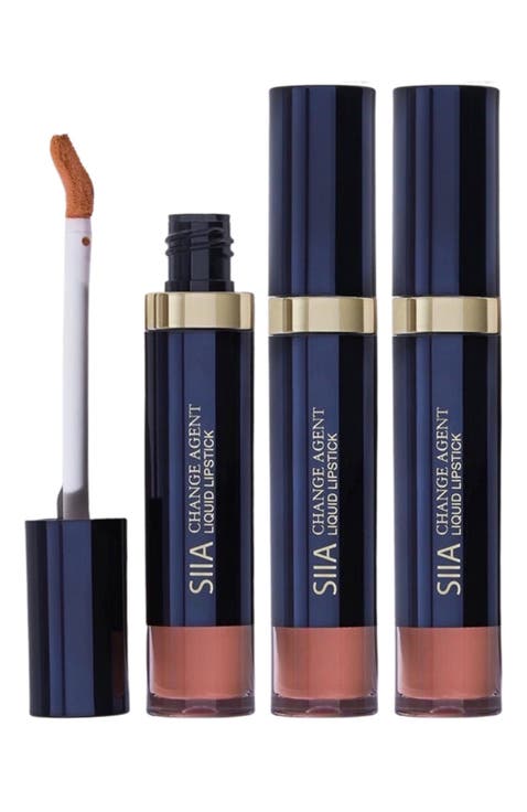 3-Pc. Change Agent Long-Lasting Matte Liquid Lipstick Trio Set