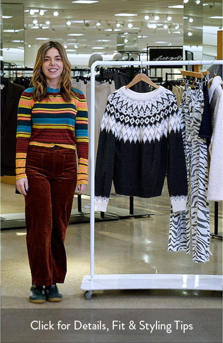 Fiorella Fair Isle Sweater, sales video thumbnail