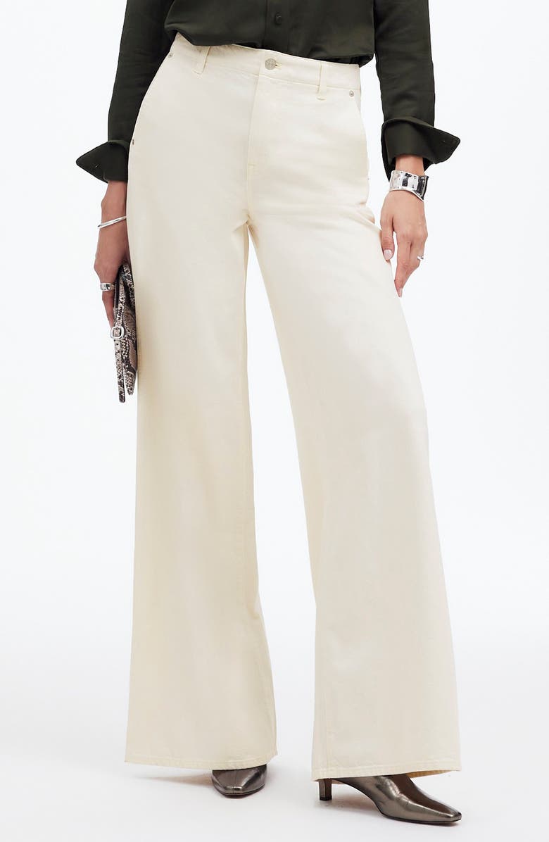 Madewell Sweep Wide Leg Jeans, Main, color, 