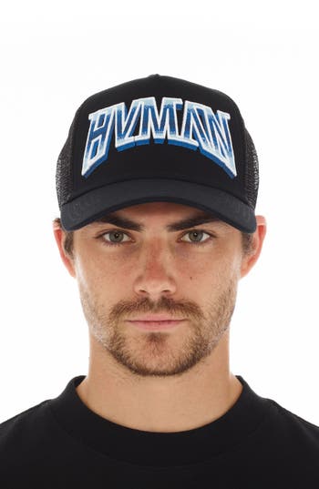 Hvman Logo Mesh Trucker Hat