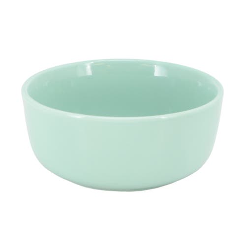 Elama Duncan Mint 18pc Porcelain Dinnerware Set In Green