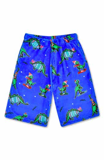 Kids' Holiday Dino Plush Board Shorts