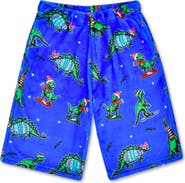 Iscream Kids' Holiday Dino Plush Board Shorts