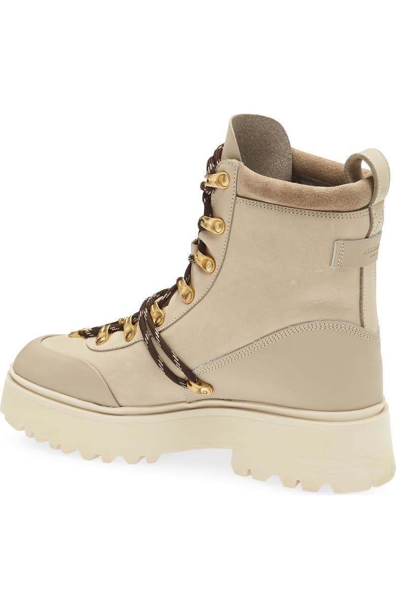 AllSaints Ker Lug Sole Boot, Alternate, color, Beige