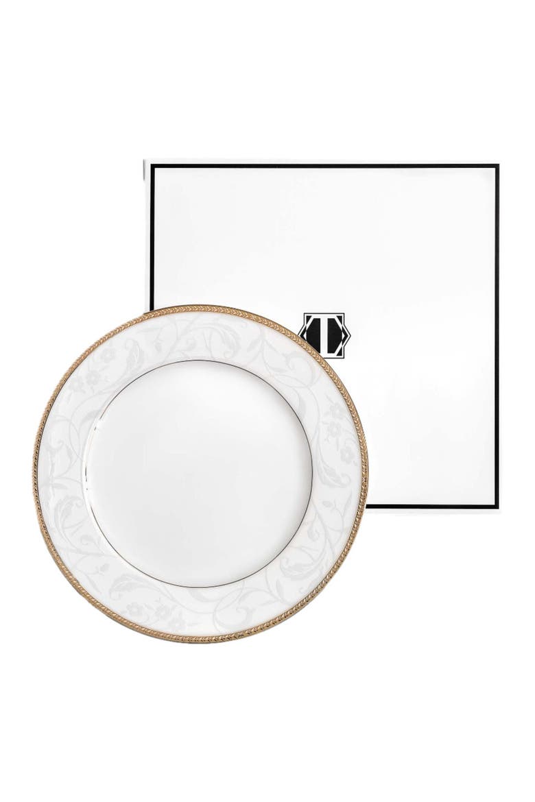 Baglioni Plate, Alternate, color, White