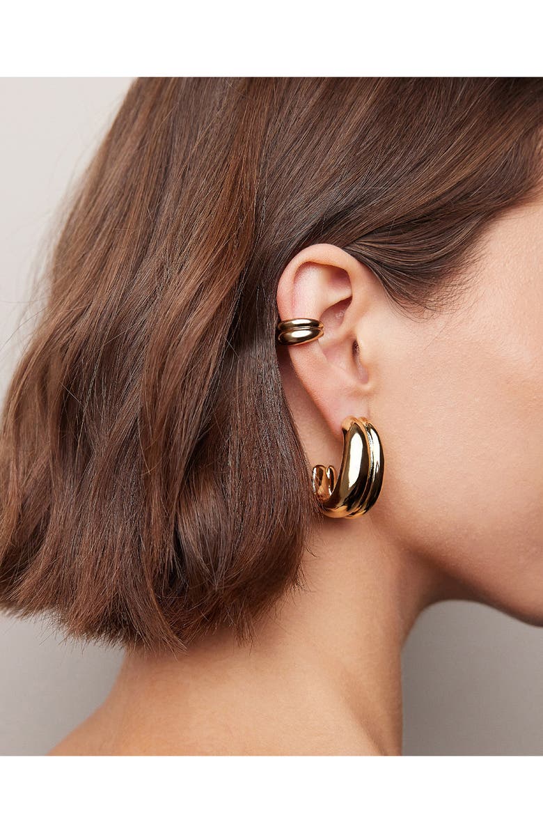 Jennifer Fisher Chavez Ear Cuff, Alternate, color, Gold