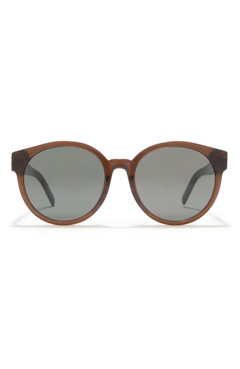 55mm Modified Round Sunglasses