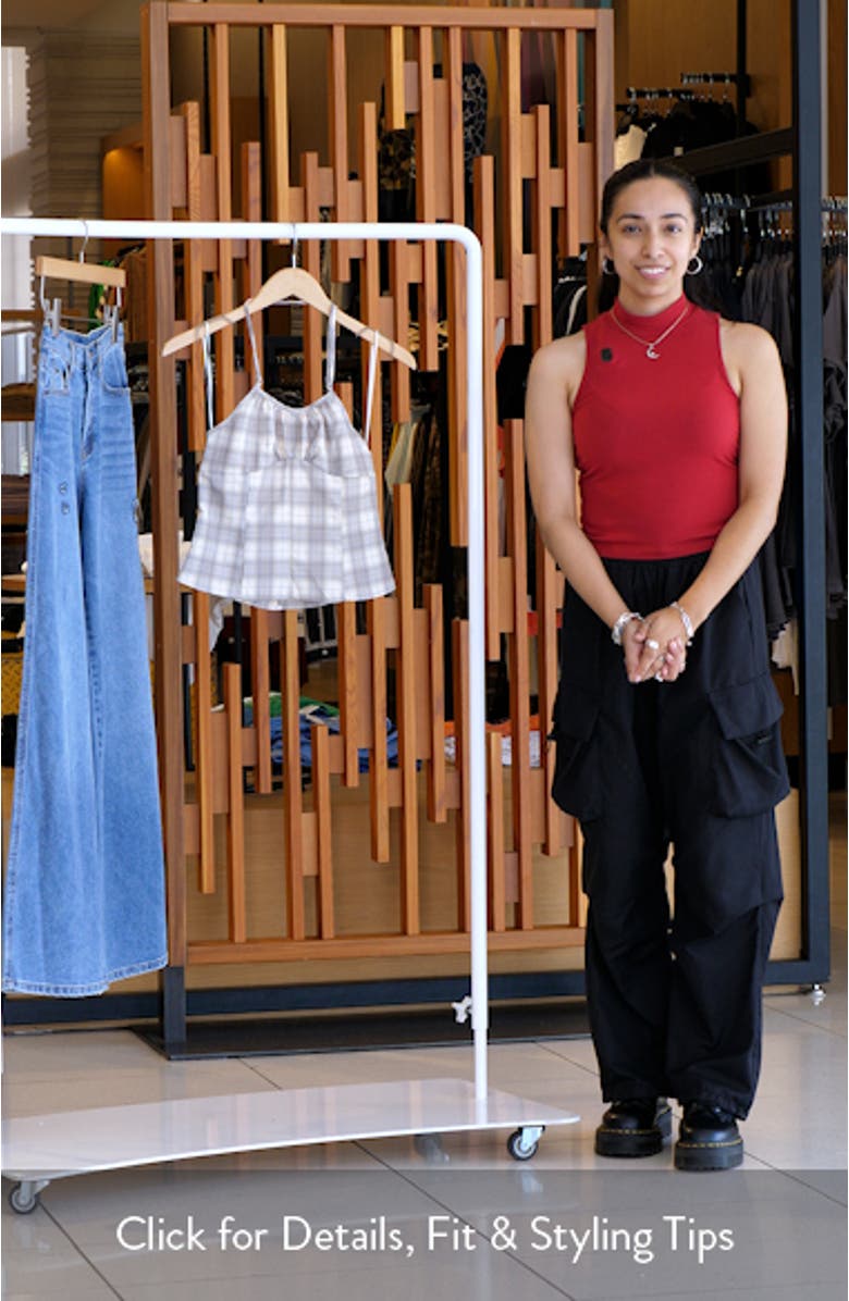 Sweet Escape Plaid Halter Top, sales video thumbnail