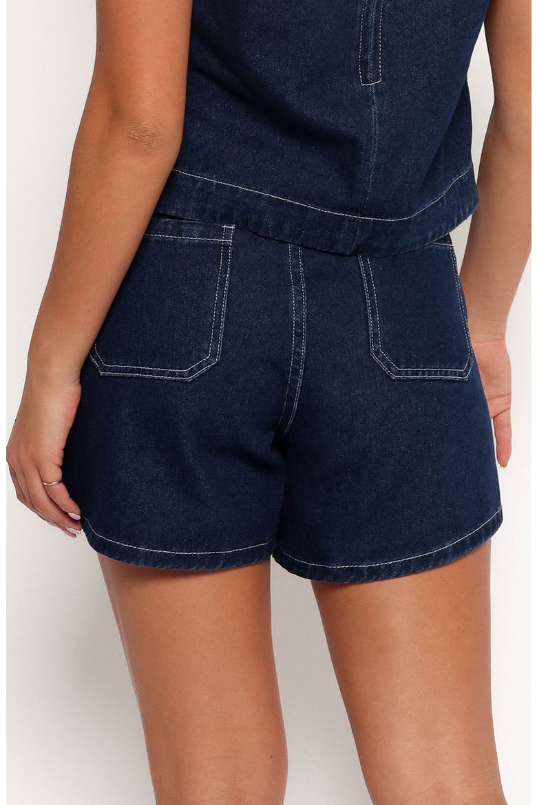 Levi Denim Shorts, Alternate, color, DARK DENIM