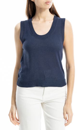 Max Studio Knit Shell Top
