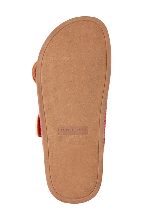 Marc Fisher Ltd Valena Slide Sandal In Pink