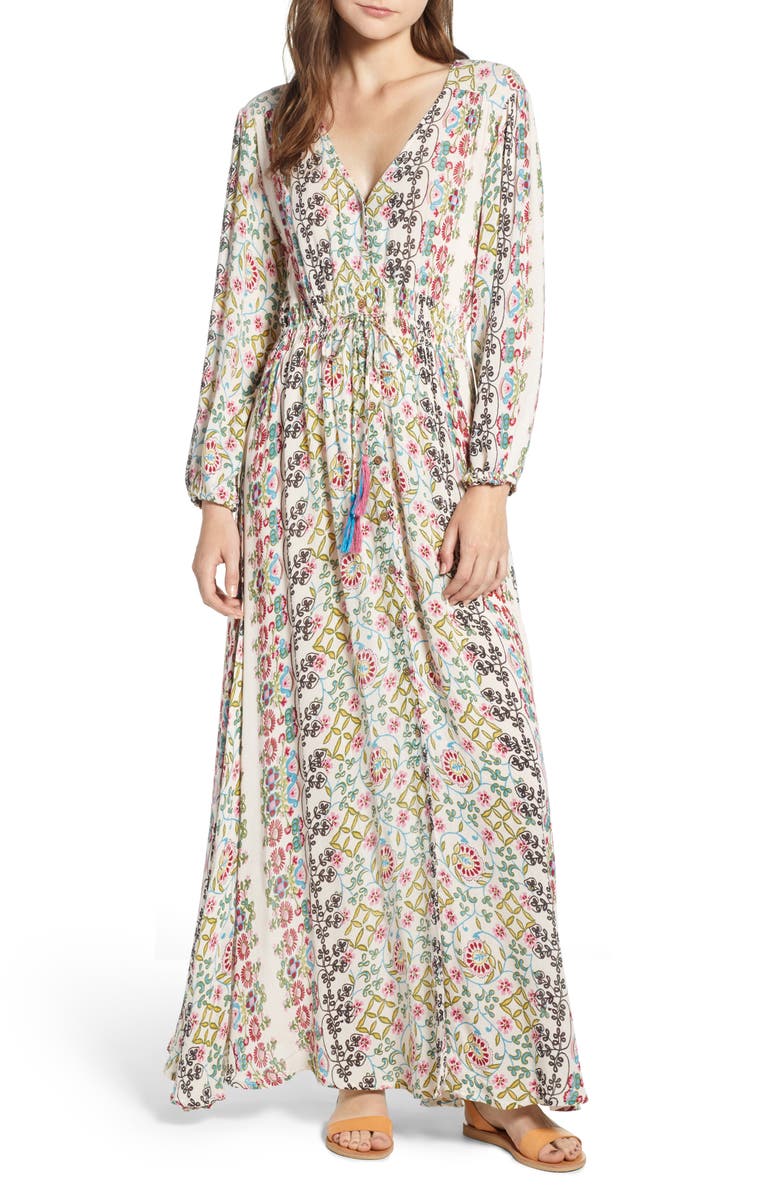 Raga Yasmin Print Maxi Dress, Main, color, 