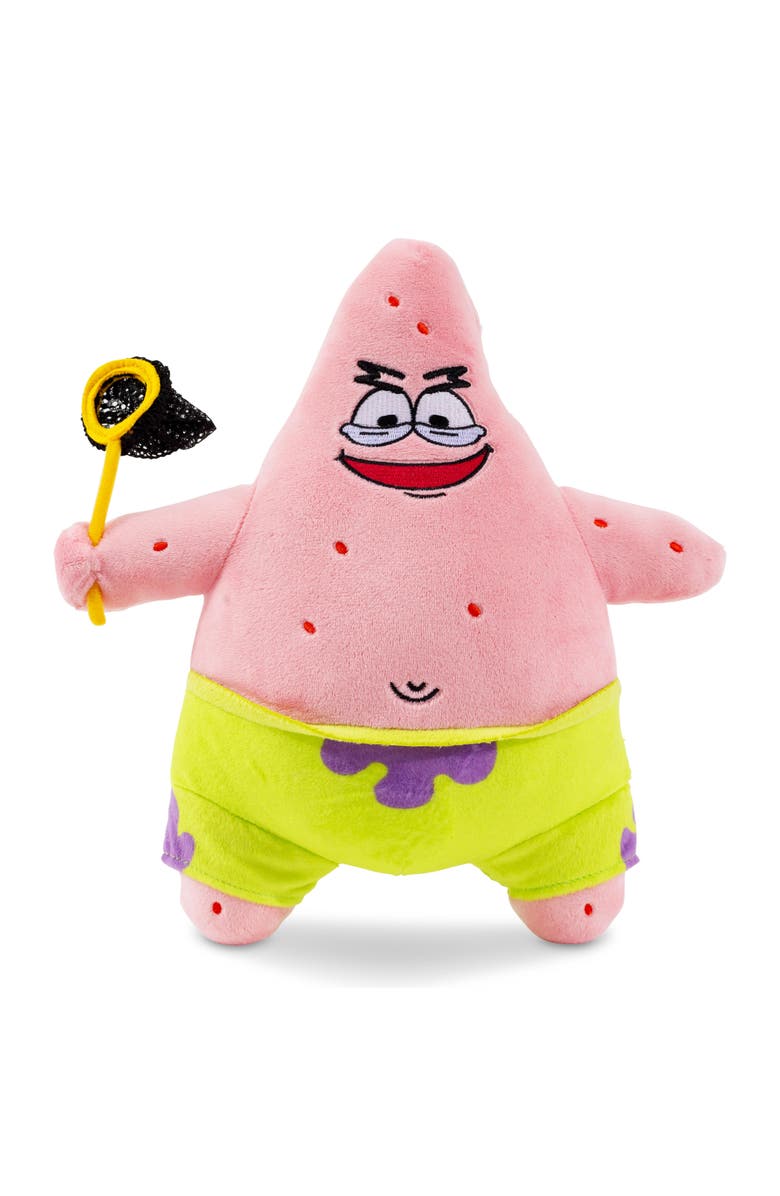 Toynk Nickelodeon SpongeBob SquarePants Patrick Star Jellyfishing 10-Inch Plush Toy, Main, color, Multi-Color