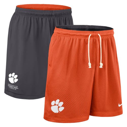 Nike Clemson Sideline Reversible Menâs  Men's Dri-fit College Shorts In Orange