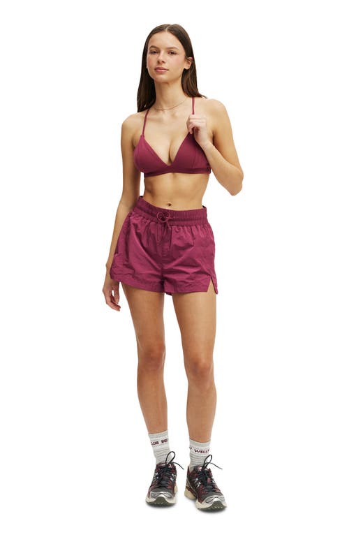 Cotton On Body Active Ultra Soft High Apex Crop In Red