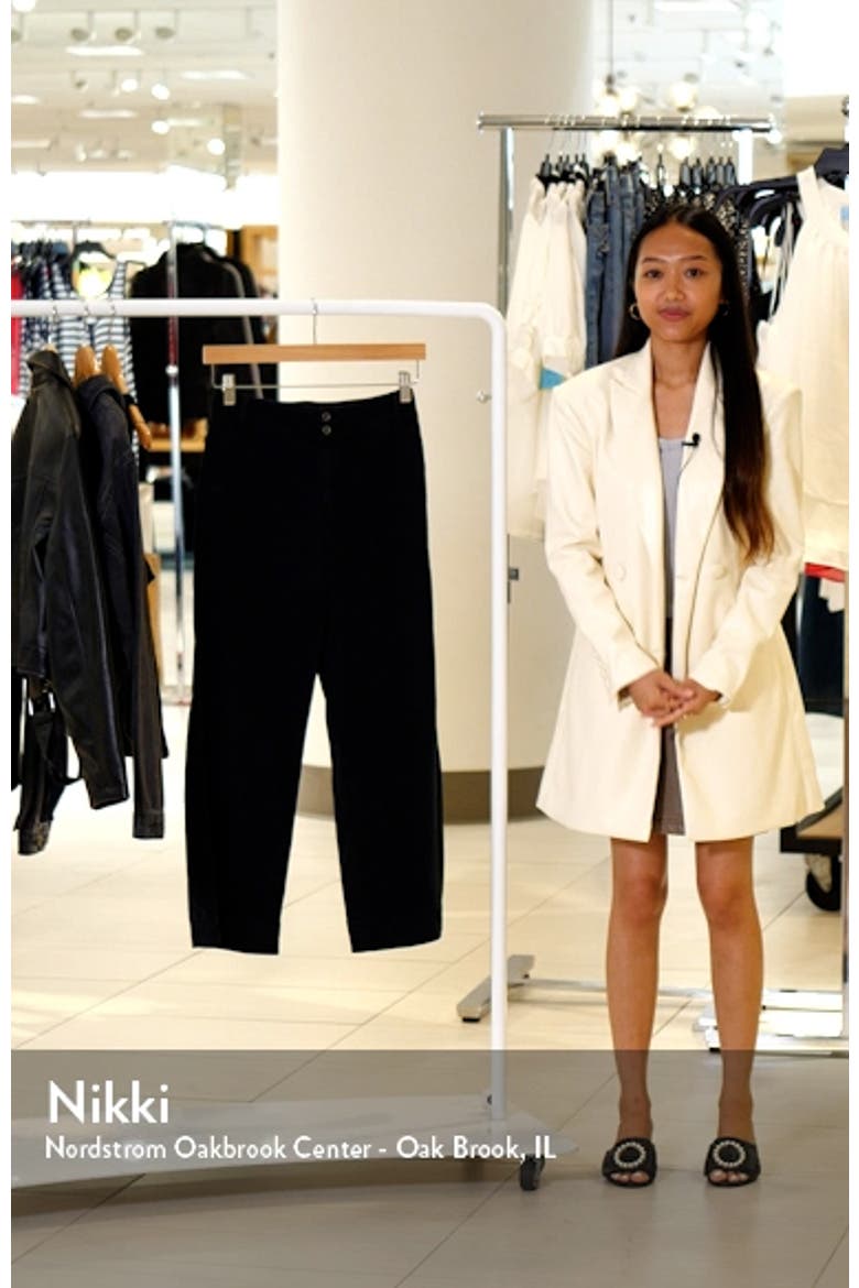 Saige Wide Leg Crop Pants video