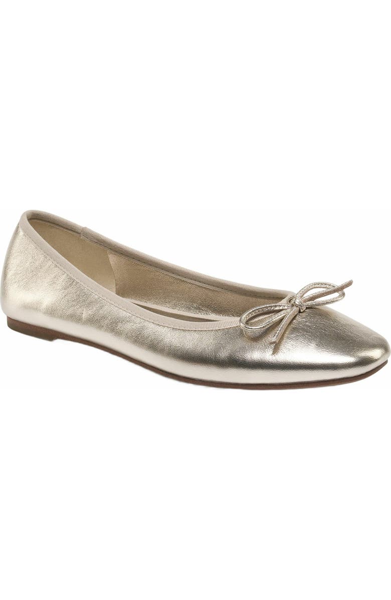 Grace Footwear Lily Ballerina, Main, color, Light Gold