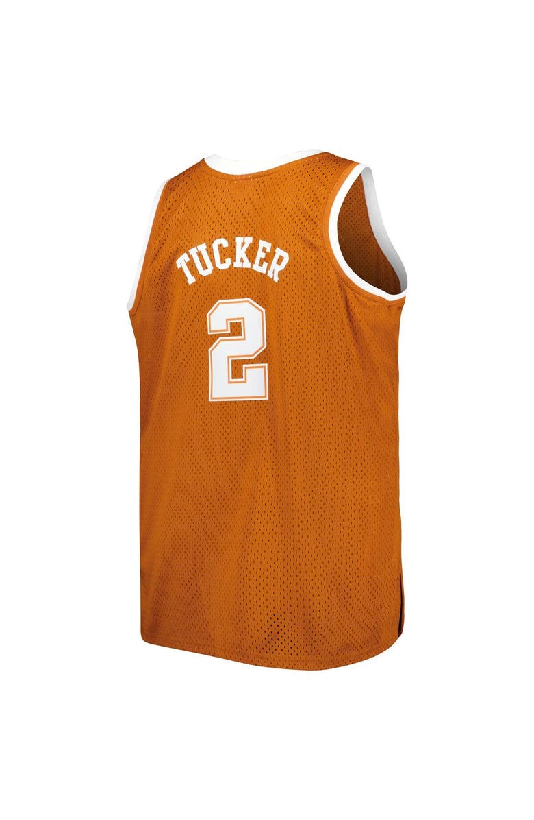 Mitchell & Ness Men's Mitchell & Ness PJ Tucker Texas Orange Texas Longhorns 2005/06 Big & Tall Swingman Jersey, Alternate, color, 
