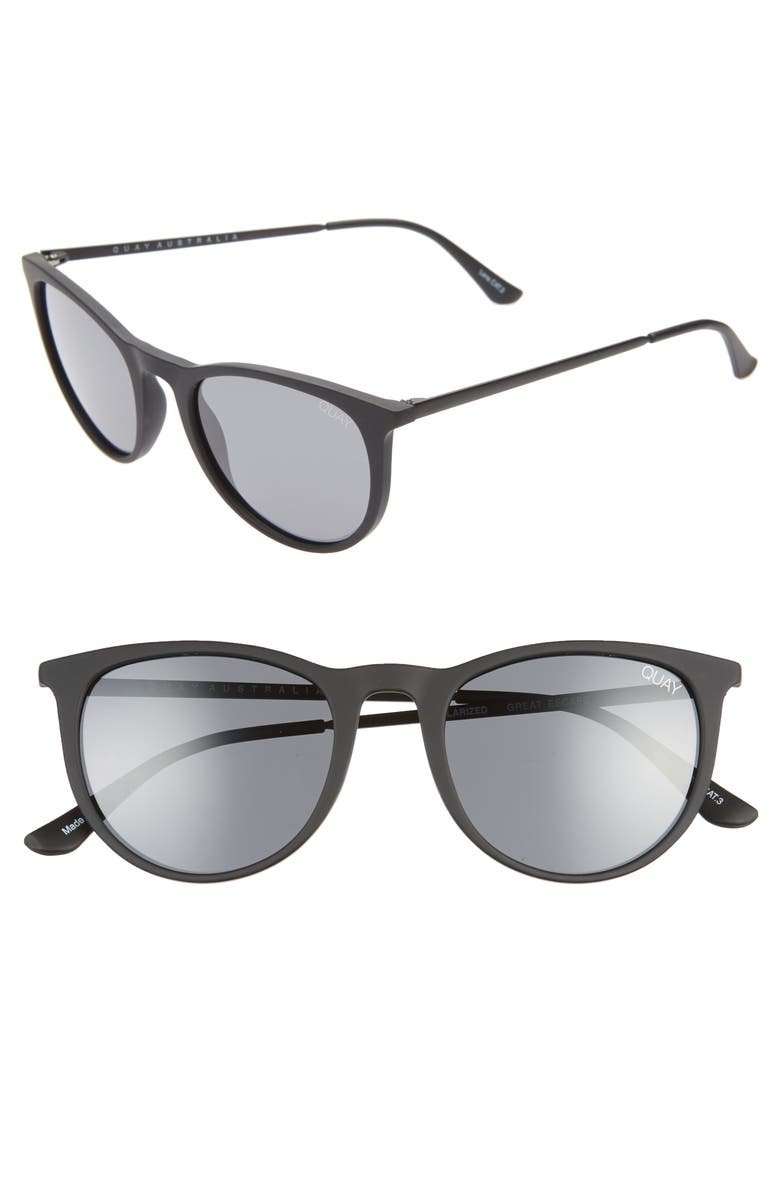 QUAY Australia Great Escape 56mm Sunglasses, Main, color,