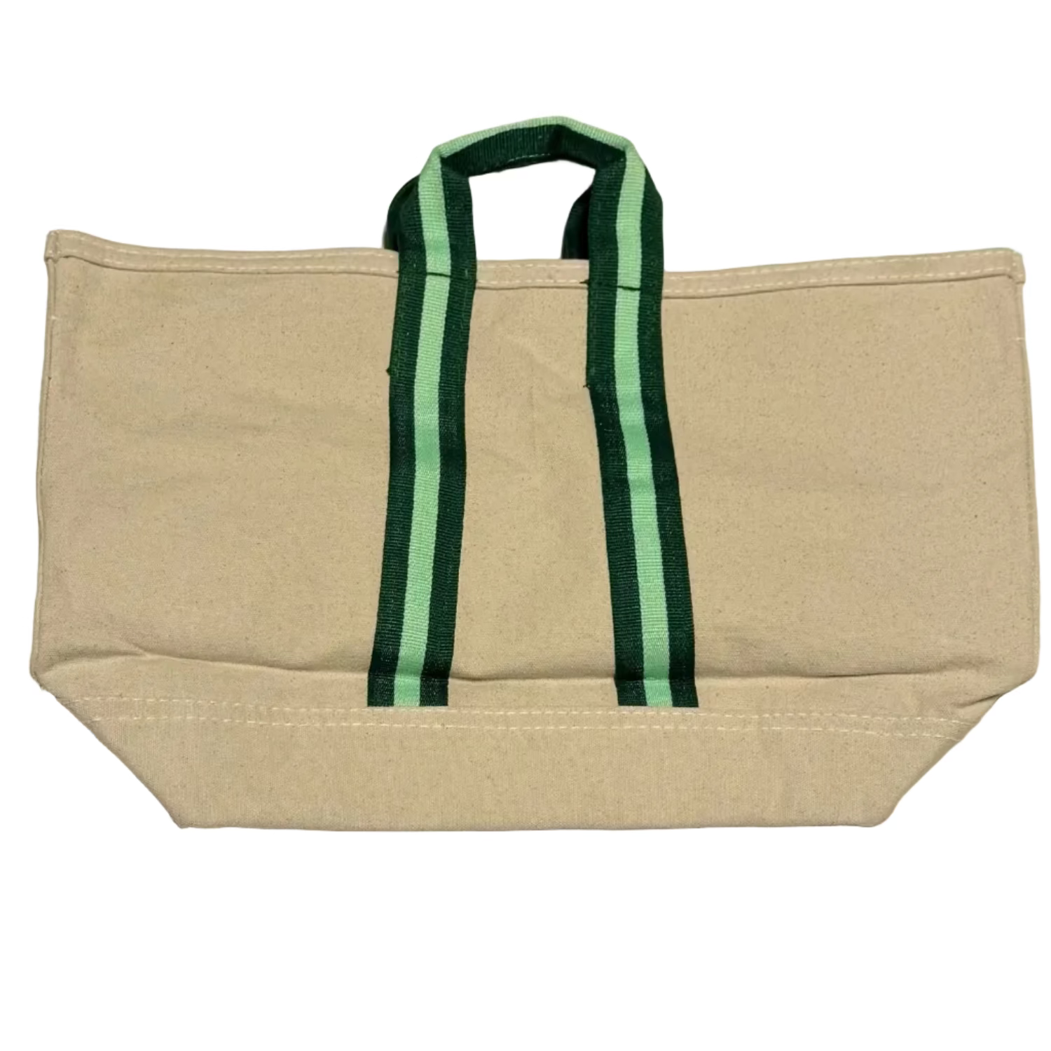 College Tote Bag, Main, color, Light Green x Dark Green